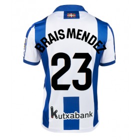 Pánské fotbalový oblečení Real Sociedad Brais Mendez #23 Domácí košile 2024-25 Krátkým Rukávem